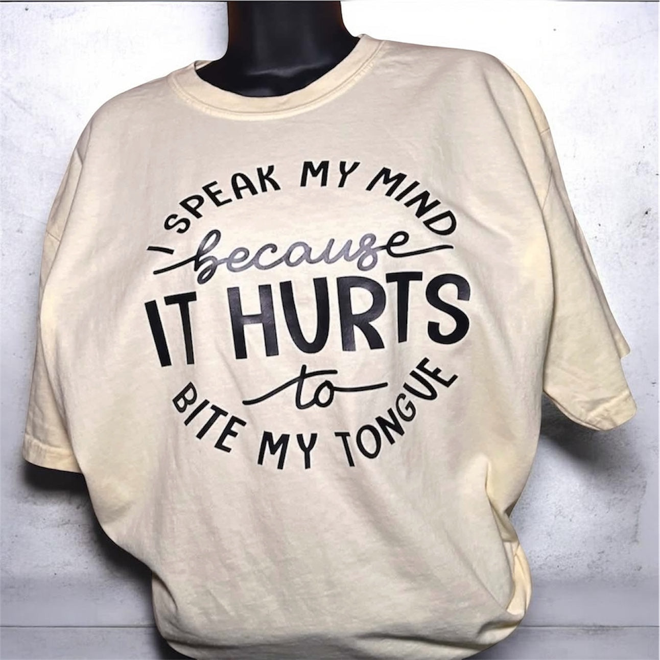 I Speak My Mind – Honest No Filter Tee